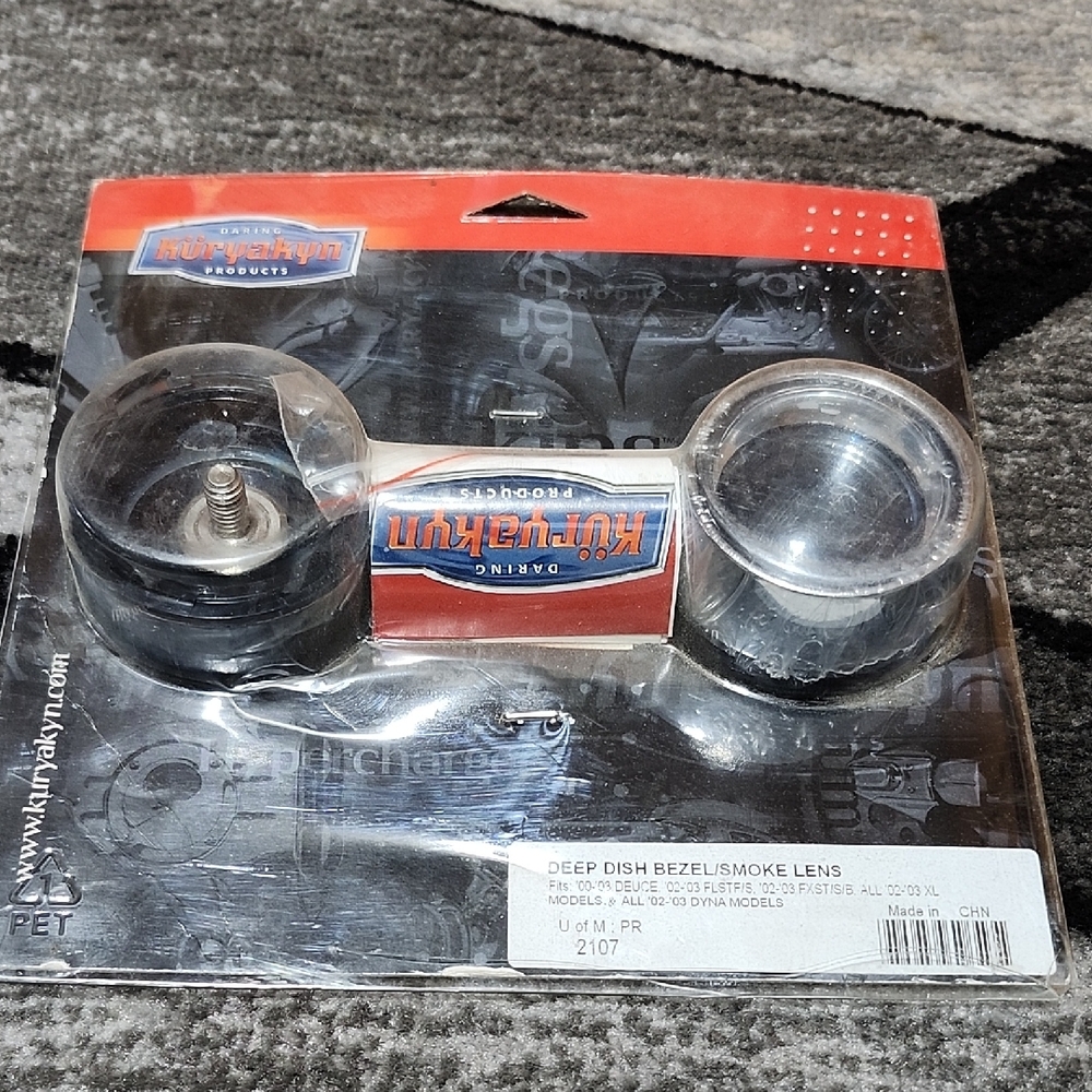 KURYAKYN DEEP DISH BEZEL/SMOKE LENS #2107 MOTORCYCLE
